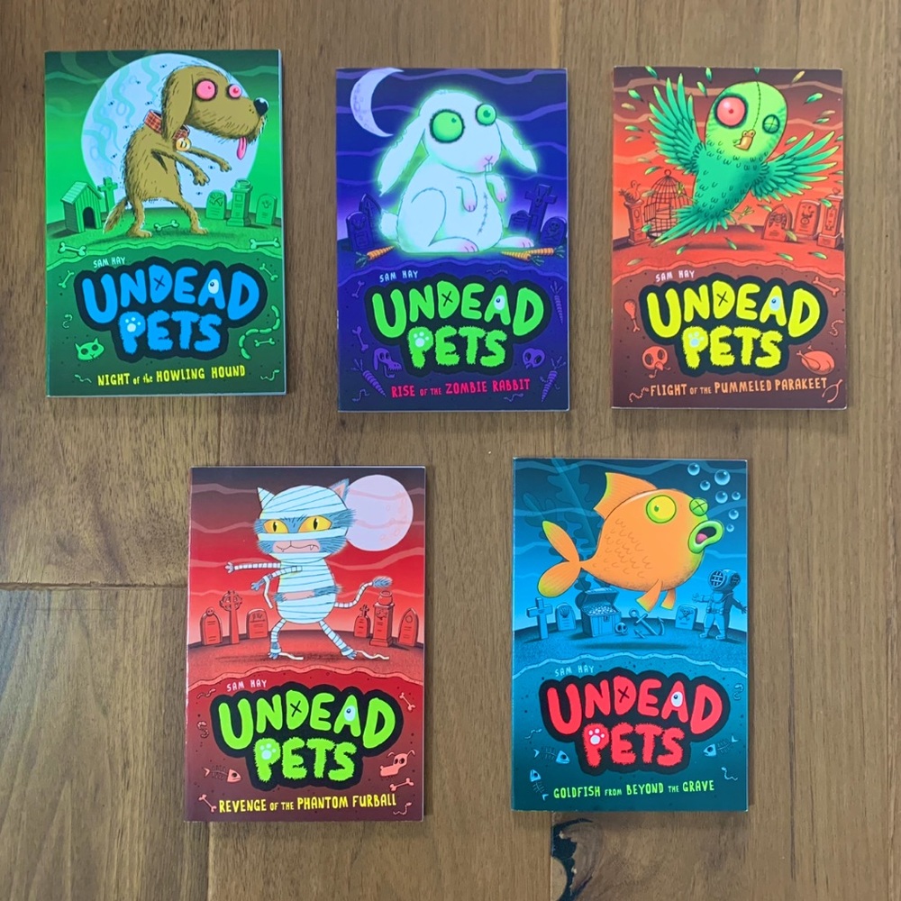 Undead Pets Book Set – Books #2-6 – By Sam Hay
